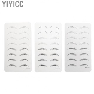 Yiyicc Tattoo Supplies  Practice Skin Inkless Wide Eyebrows  Training Sheet for Beginner Tattoo Supplie