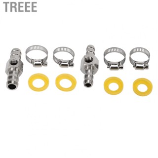 Treee T Fitting Adapter  High Performance Heavy Duty Perfect Match Rubber Fuel Pressure Adapter  for Fuel Pressure Gauge