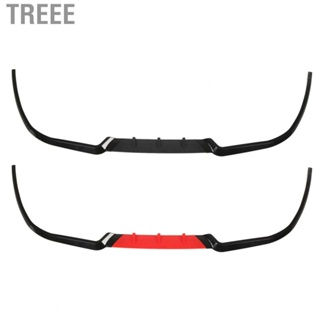 Treee Front Bumper Splitter  Delicate Corners Front Bumper Lip Universal Aerodynamic Colorfast 3PCS  for A3 A4 A6