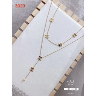 เครื่องประดับ สร้อยคอยาว สีทอง แฟชั่นสําหรับผู้หญิง