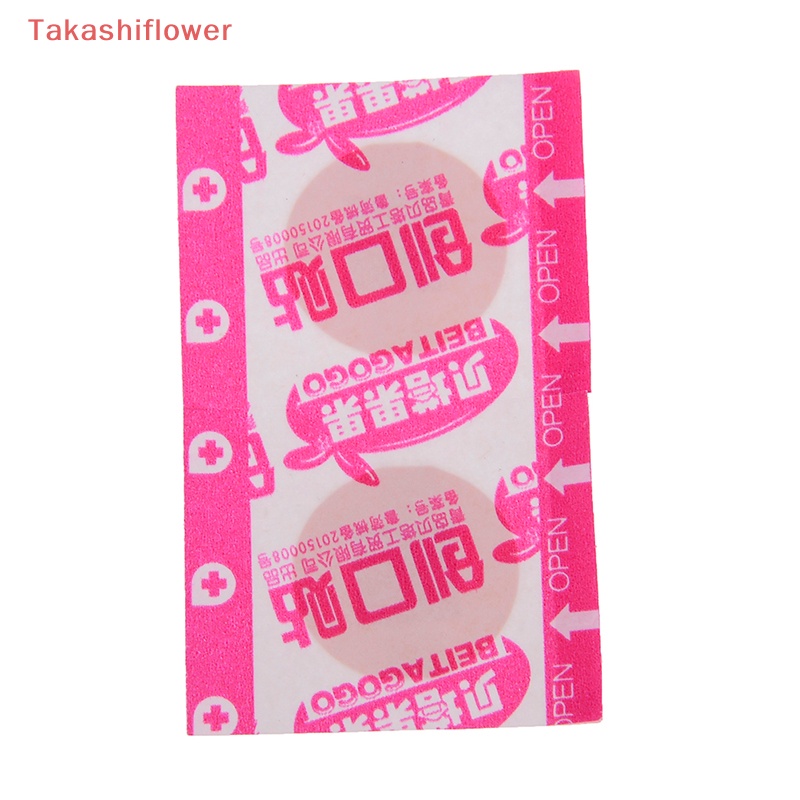 (Takashiflower) 100Pcs/Box Mini Round Disposable  Adhesive  Band-aid Wound Plaster