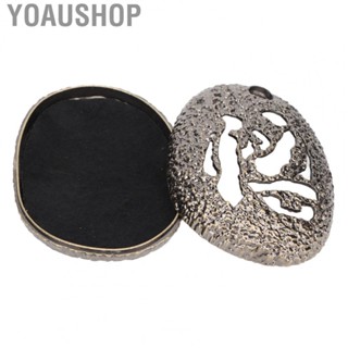 Yoaushop  Ashes Tray  Rock Style Metal  Burning Holder  for Decor