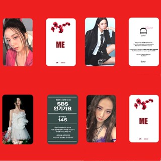 พร้อมส่ง โปสการ์ดโลโม่ JISOO Album ME Photocards FLOWER SBS Kpop 4-5 ชิ้น ต่อชุด