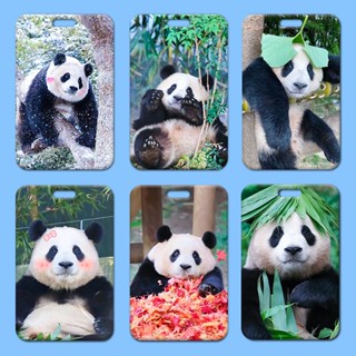 Panda Fubao กระเป๋าใส่บัตรรถไฟใต้ดิน กันน้ํา สําหรับเด็กผู้ชาย ผู้หญิง