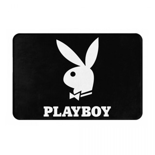 Playboy พรมเช็ดเท้า ผ้าสักหลาด กันลื่น ดูดซับน้ํา แห้งเร็ว 16x24 นิ้ว สําหรับห้องน้ํา พร้อมส่ง