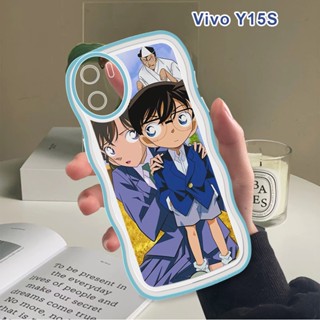 เคสโทรศัพท์มือถือแบบนิ่ม กันกระแทก กันรอยกล้อง ลายโคนัน สําหรับ Vivo Y01 Y15A Y15S Y51 Y31 Y51A 2021 Y33 Y53S 4G Y70S Y70T Y51S Y73S Y52 Y72 Y76 5G