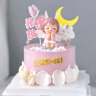 เจ้าหญิงแอนน์ ของเล่นตกแต่งเค้กวันเกิด นางฟ้าน้อย น่ารัก เบเกอรี่เด็ก