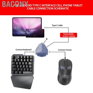 Bacony Mobile Game Combo Pack  K9 Mechanical  3.5mm Headphone Port Gaming Mouse Mobile Game Combo Pack  for Mobile Game Accessories