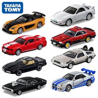 Takara TOMY โมเดลรถยนต์ รุ่น Fast &amp; Furious Ford Mustang Dodge สีดํา