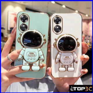 เคส OPPO A98 5G A17 A17K A78 5G A16 A15 A15S A57 2022 A77S Reno 8T 5G เคสโทรศัพท์มือถือ ลายนักบินอวกาศ Nasa พร้อมขาตั้ง สําหรับ YHY