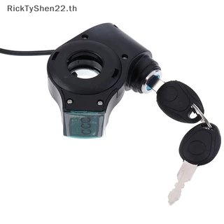 RickTyShen ไฟฟ้า Thumb คันเร่งแรงดันไฟฟ้าจอแสดงผลพร้อมกุญแจล็อค TH