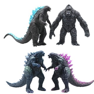 Stock Godzilla King Kong figure action statue animal dinosaur gorilla toy 17cm 7 inch abdominal muscle puzzle monster doll toy model ornaments