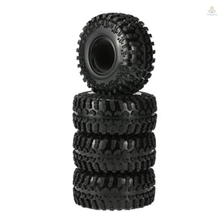 Austar ยางล้อรถ ขนาด 2.2 นิ้ว 125 มม. สเกล 1/10 สําหรับรถไต่หินบังคับ 1/10 RC4WD D90 Axial SCX10 4 ชิ้น