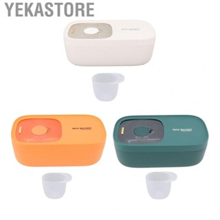 Yekastore Kitchen Rice Container  Pretty Design ABS PP Metal Grain Box Good Sealing Large   for Home