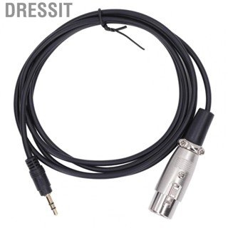 Dressit Stereo Adapter Cable  Maximizes Signal Transmission 3.5mm TRS Male To XLR Female Cable  for Multimedia