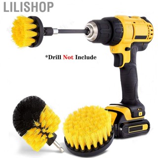 Lilishop Electric Drill Brush Head Labor Saving Efficient Drill Brush Attachment Set for Kitchen Bathroom