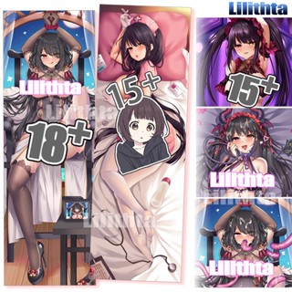 ปลอกหมอน ลายการ์ตูนอนิเมะ Dakimakura DATE·A·LIVE Tokisaki Kurumi DATE A LIVE Game ปลอกหมอนบอดี้ ปลอกหมอน ทําเอง