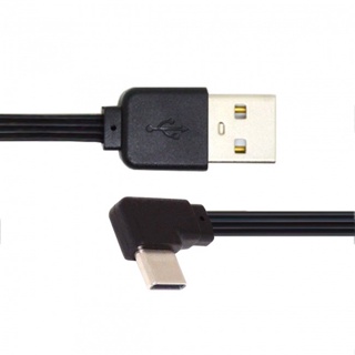 Xiwai สายเคเบิล USB 2.0 Type-A ตัวผู้ เป็น USB-C Type-C มุมซ้าย ขวา 90 องศา 13 ซม. สําหรับ FPVDiskPhone