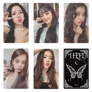 โปสการ์ดอัลบั้มรูปภาพ I-DLE I FEEL Lomo Cards GIDLE PB Kpop จํานวน 5 ชิ้น ต่อชุด