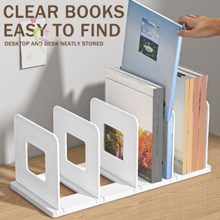 ชั้นวางหนังสือ แบบตั้งโต๊ะ ถอดออกได้ สําหรับบ้าน