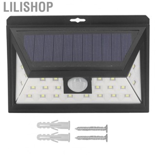 Lilishop Solar Security Light  ABS Energy Saving Solar Wall Light Fadeless  for Corridor