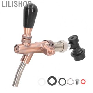 Lilishop G5/8 Beer Faucet Brass Stainless Steel Beer Tap Beer Faucet With Qu