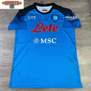 (Sports Evolution) เสื้อบอล นาโปลี ชุดเหย้า (แฟน) ฤดูกาล 22/23 Napoli Home Kit (Fan) Season 22/23 กัลโช่ ยูฟ่า