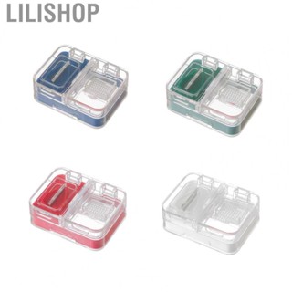 Lilishop Portable Dispense  Box Mini Small Pill Case Cutting Grinding  Sealed  Storage Box