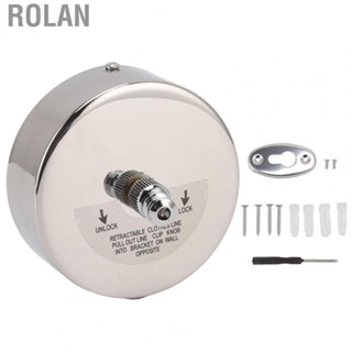 Rolan Retractable Clothesline 304 Stainless Steel Safety Auto Retraction Double Pulley  String Line Indoor Outdoor  Line