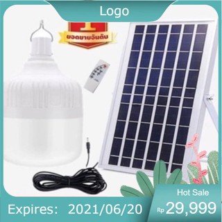 ไฟหลอดตุ้ม LED 1000W/1100W/1200W/1300W/1400W/1500W/1600W  Solar cell  โซลาเซล แผงโซล่าเซลล์และหลอดไฟ Solar Light