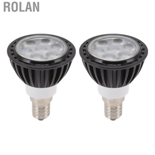 Rolan 2Pcs  Bulbs 7W 6000K Energy Saving Light Bulb For Halls Bars Office Home