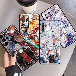 เคสโทรศัพท์มือถือซิลิโคน TPU กันกระแทก ลาย Genshin Impact สําหรับ Samsung Galaxy A02S A11 A12 A14 A20S A22 A30S A32 A22S A50 A50S 4G 5G