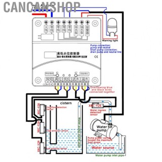 Cancanshop Automatic  Water Level Controller Non Contact  Water Tank Level  Controller for Pump AC220V for Tank Pump