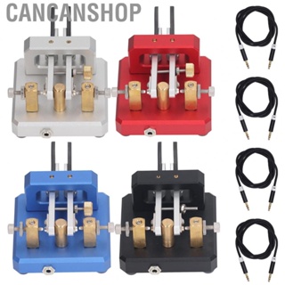 Cancanshop Telegraph Key  Automatic Carbon Fiber Paddles Morse Key Magnetic Damping  for Training