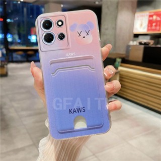 พร้อมส่ง เคสโทรศัพท์มือถือ ซิลิโคนนิ่ม TPU ลายการ์ตูนหมี พร้อมช่องใส่บัตร แฟชั่น สําหรับ INFINIX NOTE 30 4G X6833B 30 5G X6711 30 Pro 30i 4G 2023 INFINIX Note30 NOTE30i