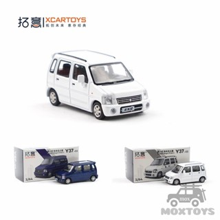 Xcartoys โมเดลรถยนต์ Suzuki Wagon R Dark Blue Gen.1 สีขาวมุก ขนาด 1:64