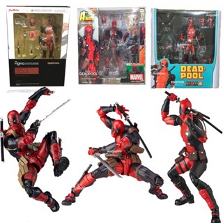 FIGMA ตุ๊กตาฟิกเกอร์ Marvel Carnage Legends X-men Amazing Yamaguchi Deadpool สีแดง ของเล่นสําหรับเด็ก