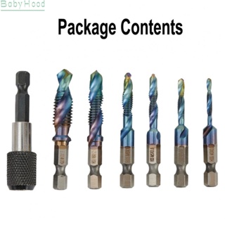 【Big Discounts】Drill Tap Bit Spiral Flutes Tapping Thread Metric 7pcs/Set Bench Drill#BBHOOD