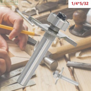 【Big Discounts】.T Slot Router Bit 1/4 Shank 5/32 Cutting Depth 2 Flutes HSS Cutter Grooving.#BBHOOD