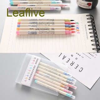 Leaflive ชุดปากกามาร์กเกอร์ 0.5 มม. สําหรับเด็ก วาดภาพระบายสี 10 ชิ้น ต่อกล่อง