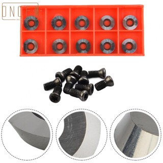 【ONCEMOREAGAIN】Carbide Blades Round Tips Inserts 12x2.5mm 30° Carbide Inserts Cutters