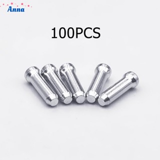 【Anna】Accessories WIRE 100pcs BICYCLE BIKE BRAKE CABLE CAP CRIMPS END INNER Bicycle