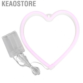 Keaostore Heart Neon Sign Romantic Pink Lights Safe Use  Light Home Room Decor