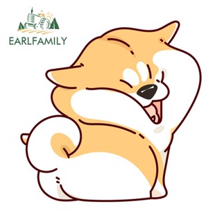 Earlfamily สติกเกอร์ ลายกราฟฟิตี้ 13 ซม. x 12.9 ซม. สําหรับติดตกแต่งกระจกรถยนต์ ตู้เย็น สเก็ตบอร์ด