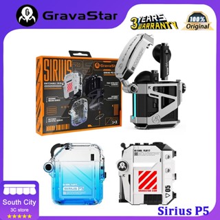 Gravastar Sirius P5 หูฟังบลูทูธไร้สาย ควบคุมสัมผัส กันน้ํา พร้อมเคสเปลี่ยนได้ หูฟังสเตอริโอ พร้อม 2 โหมดเสียง ไฟ 4RGB เปลี่ยนสีได้ รวม 3