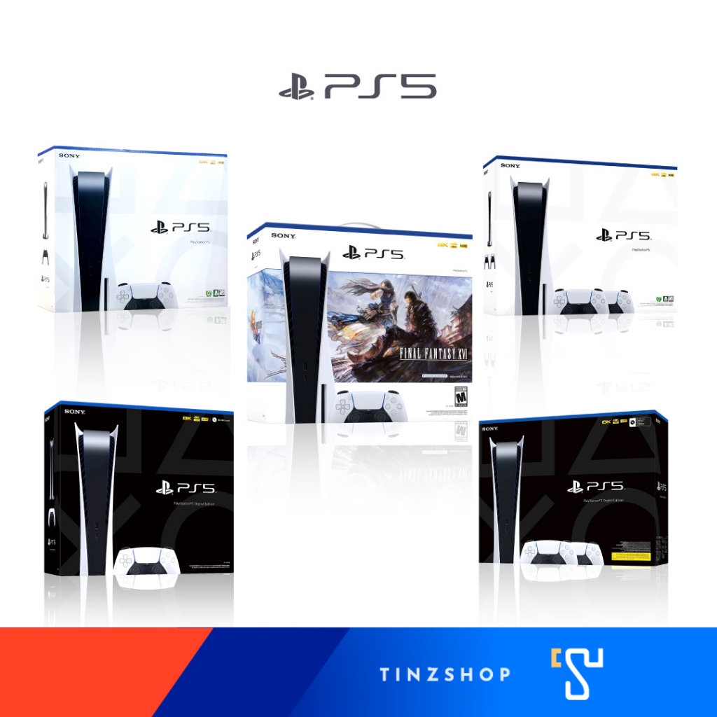 ศูนย์ไทย PlayStation5 PS5 Console เครื่องเล่นเกม Playstation5 PS5 (รุ่น