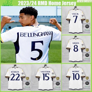 เสื้อกีฬาแขนสั้น ลายทีมชาติฟุตบอลชั้นนํา Modi≥ Kroos Bellingham Vini Jr Rüdiger rodrygo 2023/24