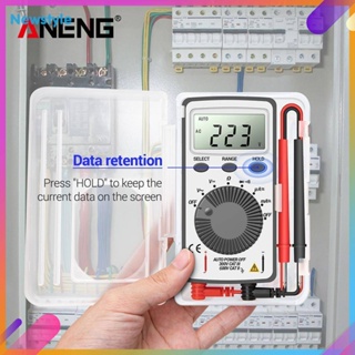 แบบพกพาเครื่องวัดแบบพกพา LCD ดิจิตอล มัลติมิเตอร์ วัดไฟฟ้าแรงดันสลับ ความจุความต้านทาน