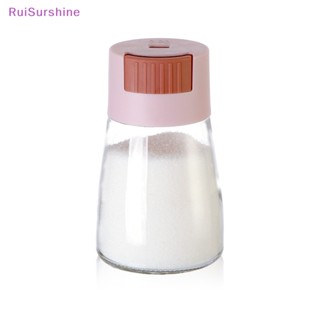 Ruisurshine ขวดจ่ายเกลือ เครื่องเทศ พริกไทย เกลือ แบบกด ใช้ในขวดเครื่องเทศ น้ําตาล ขวดเครื่องเทศ แบบใหม่