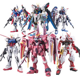 gundam พร้อมส่ง Bandai โมเดลกันดั้ม RG SEED Freedom Gundam Justice Air Combat Strike Freedom Gold Heresy Fate Pulse จัดส่งภายใน 48 ชั่วโมง N5MC